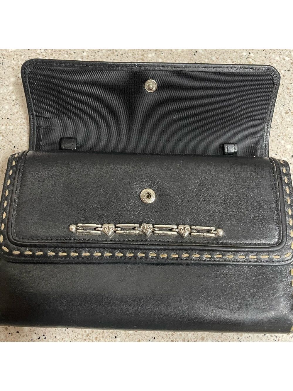 Brighton Leather Clutch Purse - Picture 3 of 9